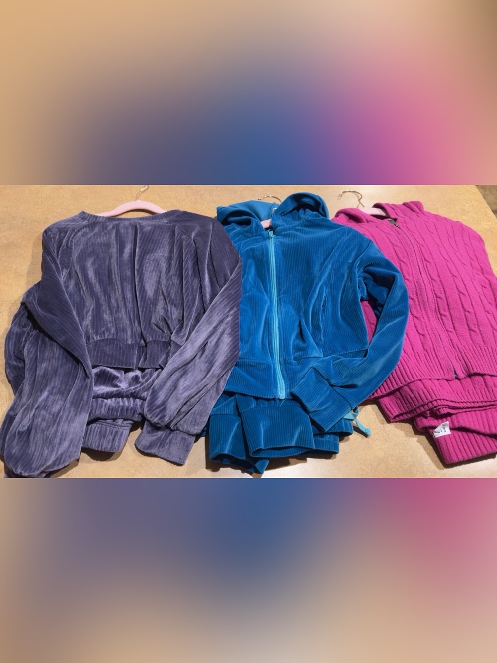 3 cozy sets for girls size 10-12